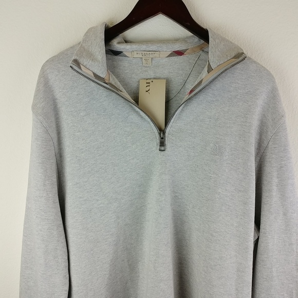 burberry quarter zip pullover